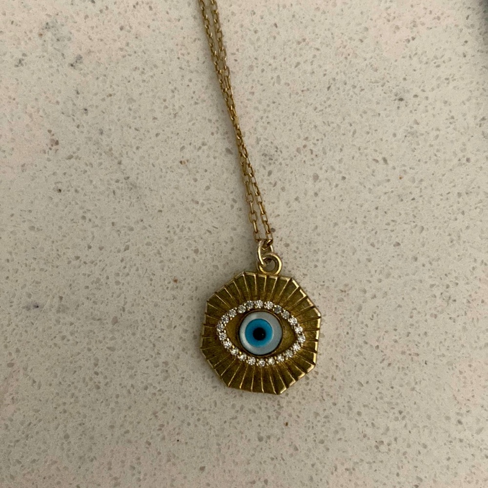 Evil eye necklace